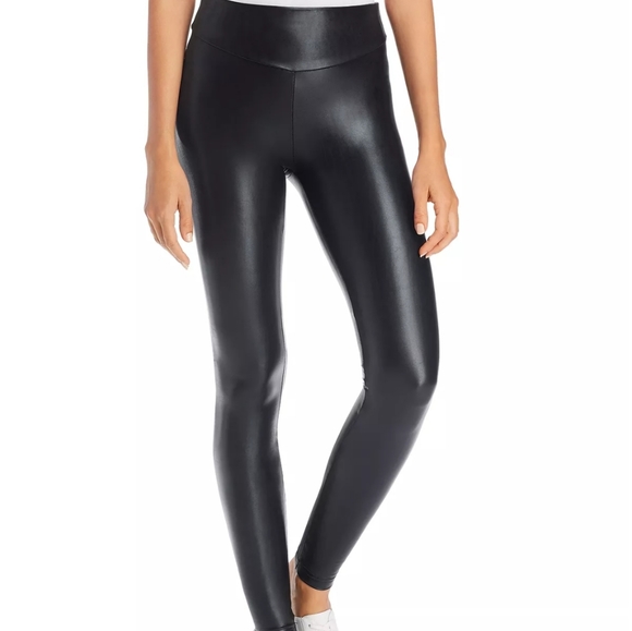 Sale! Hue Body Gloss leather Leggings - Picture 3 of 7